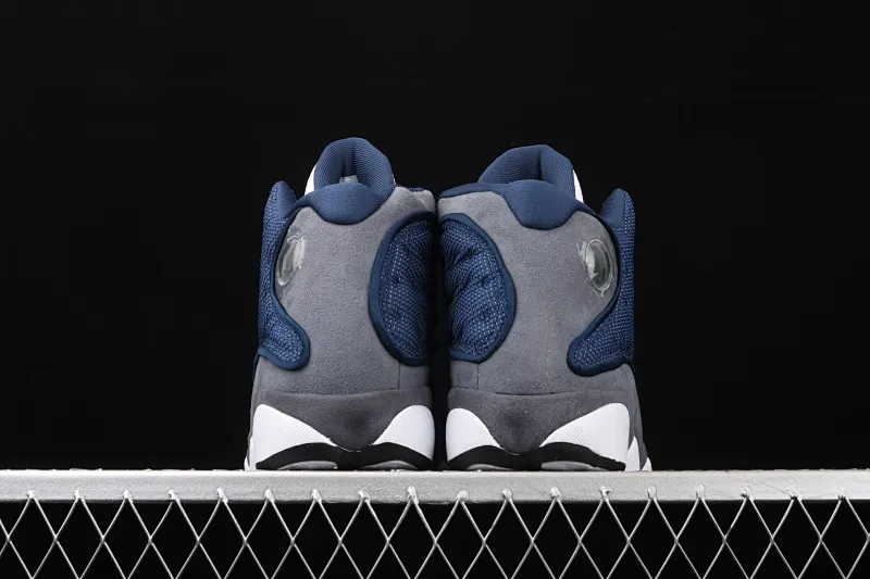 All categories Air Jordan Jordan series basketball shoes Air Jordan 13 Air Jordan 13 Flint GIGI AJ13 Joe 13 white blue navy blue 3M reflective version 415171-404
